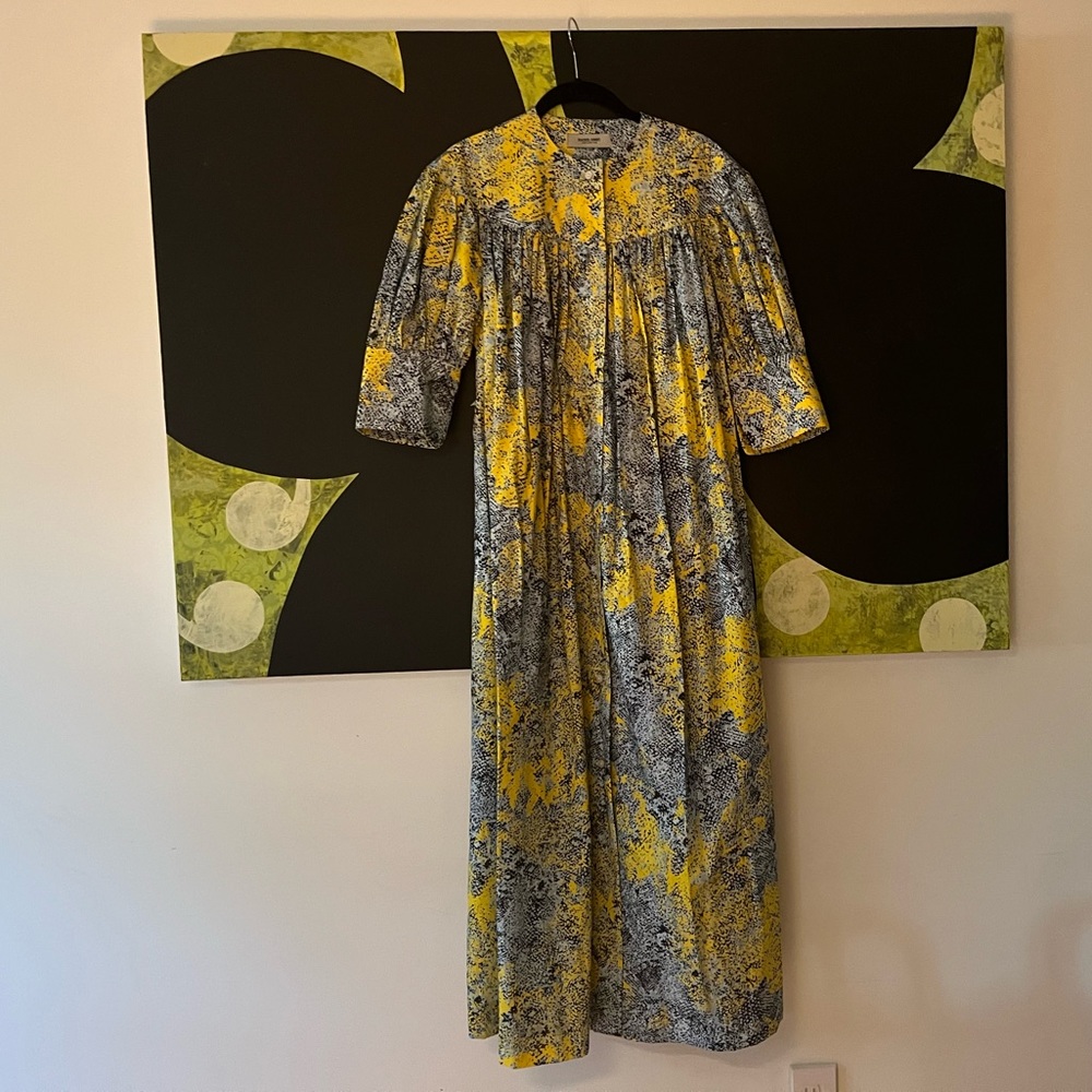 Rachel Comey- Ardito Dress: Yellow/ Blue - size 2